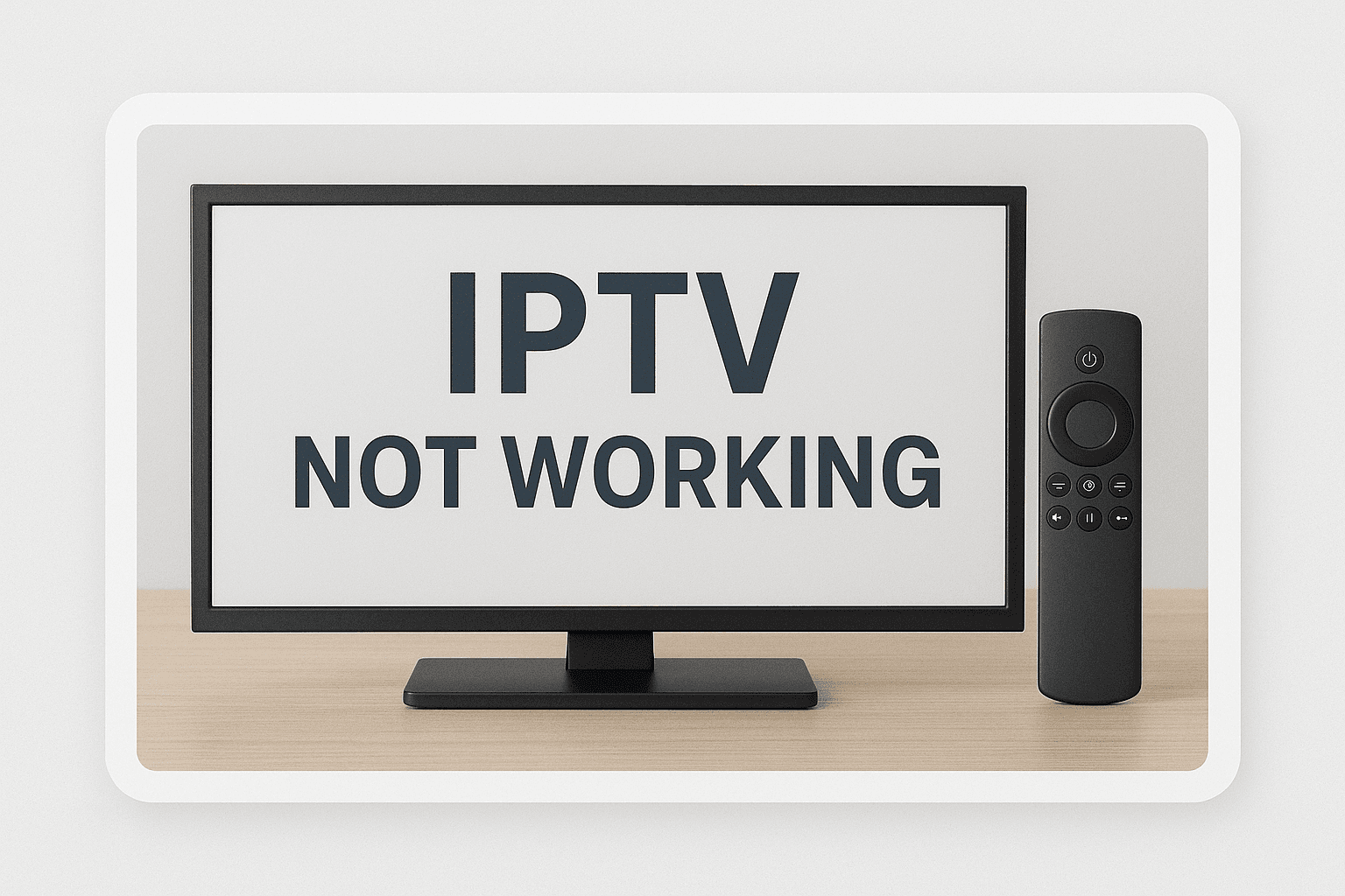IPTV Not Working in the UK? 10 Quick Fixes (2025)